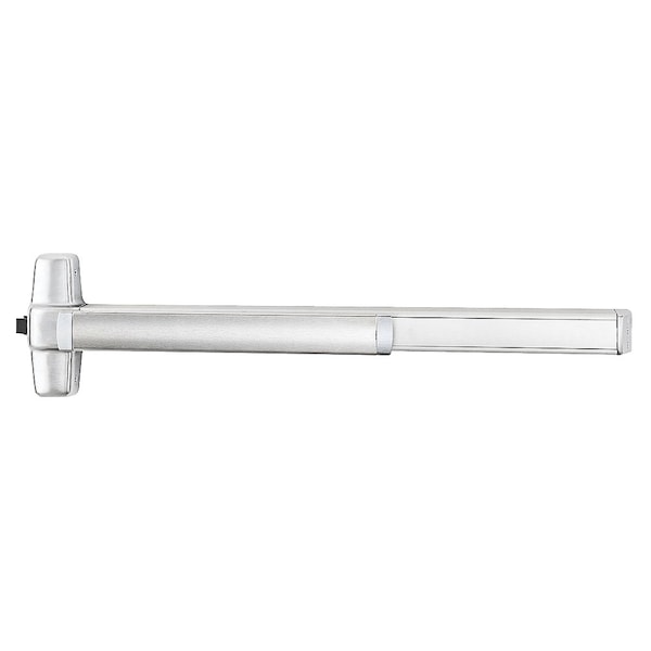 Grade 1 Fire Rated Mortise Exit Device, Wide Stile Pushpad, 36-in, Exit Only, Less Trim, Less Doggin